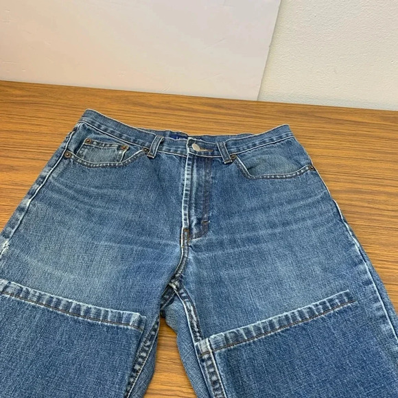 J‎ Crew Mens Jeans 30 Straight Leg Cotton Blue Inseam 30 Blue Medium Wash Casual - Picture 5 of 8